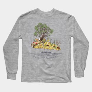 PIZZA ANATOMY Long Sleeve T-Shirt